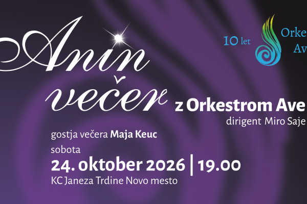 Anin večer z Orkestrom Ave